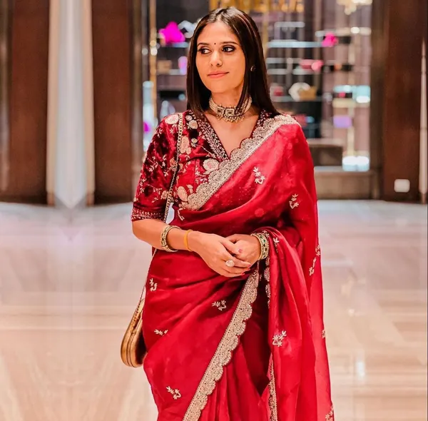Red_CHERRY_RED_KHADI_ORGANZA_EMBROIDERED_SAREE